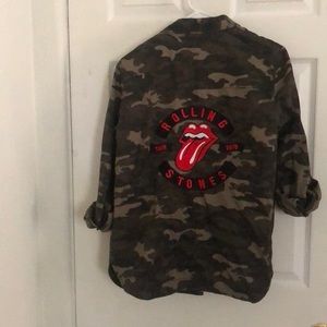 Camp Rolling Stones military jacket